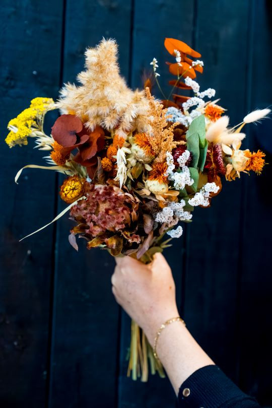 Le Diois – Bouquet en fleurs séchées à Valence | Aloès Fleuriste